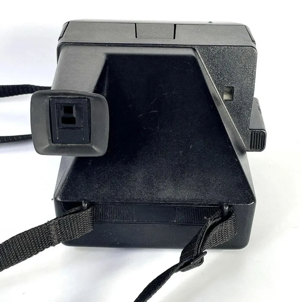 Vintage Polaroid SUPERCOLOR 635CL Camera Rainbow Stripe w/ Strap Untested‎